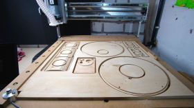 CNC job timelapse: 12mm Plywood - Parts for mobile combo "AnywhereAmps Alpha" by Schallbert's Tech Shack