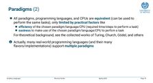 Programming Paradigms and their Examples in Python by Theory of Programming